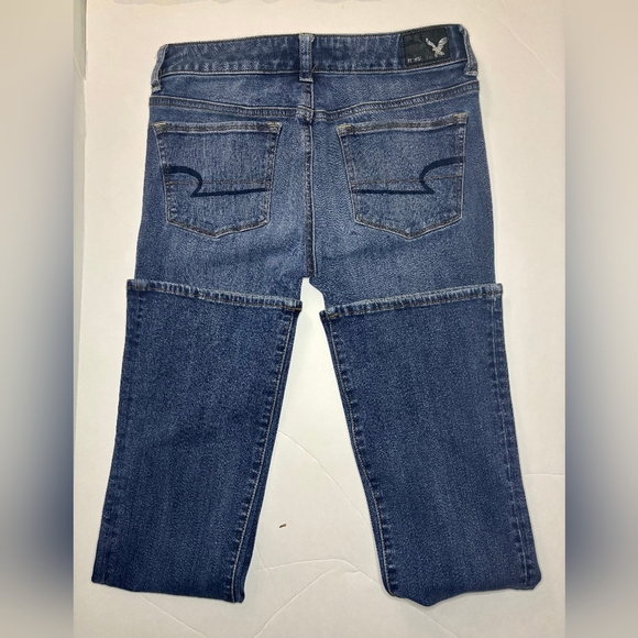 American Eagle Outfitters Dark Blue Skinny Jeans - Picture 2 of 3